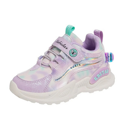 Μόδα παιδικά αθλητικά παπούτσια για κορίτσια Ροζ σχολικά καθημερινά παπούτσια Υπαίθρια αναπνεύσιμα παπούτσια τρεξίματος Μαλακά αντιολισθητικά παιδικά παπούτσια τένις