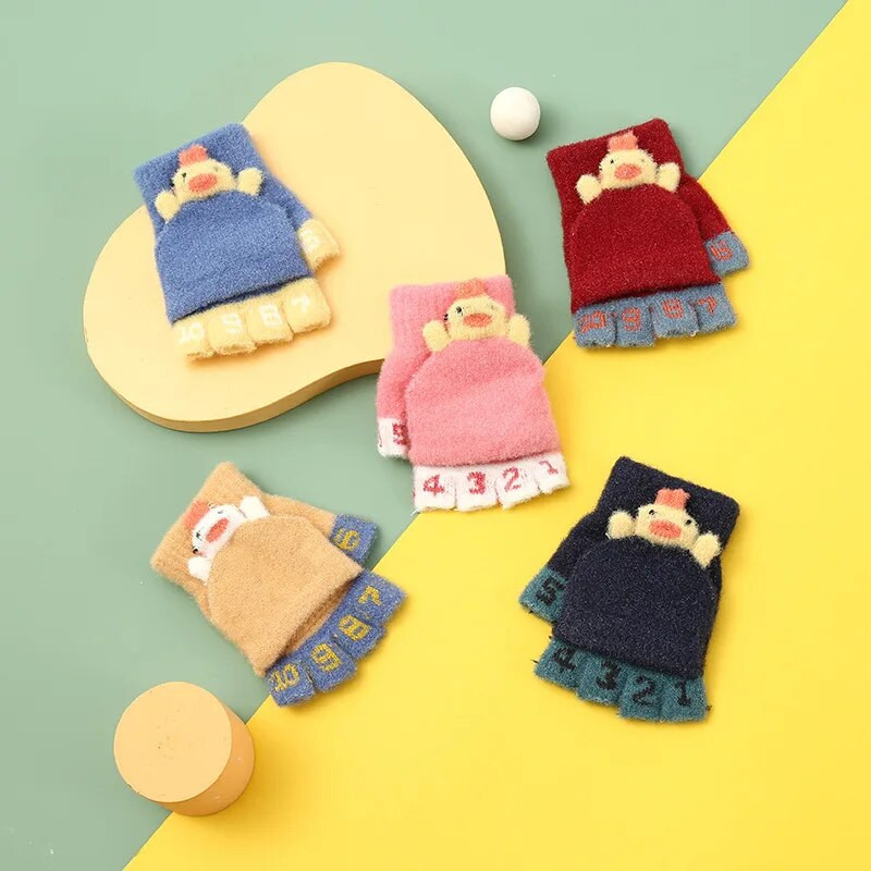 Dječje rukavice sa crtanim filmovima Zimske tople dječje rukavice za djevojčice Pletene rukavice za malu djecu Zimske rukavice za malu djecu Zimske rukavice za djecu 3-7 godina