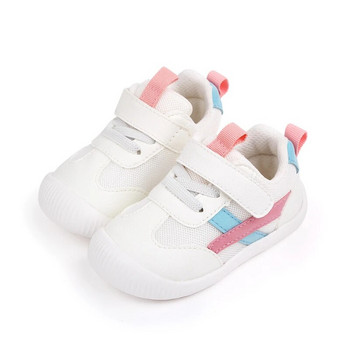 Бебешки обувки за малко дете Обувки Four Seasons 0 до 3 години Бебешки обувки Меко дъно Неплъзгащи се момичета Момчета Мрежести дишащи единични обувки