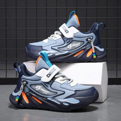 Nauji 2024 m. tinkliniai, kvėpuojantys bėgimo sportiniai bateliai vaikams, 26–34 dydžiai, vaikiški sportbačiai berniukams, laisvalaikio krepšinio bateliai vaikams