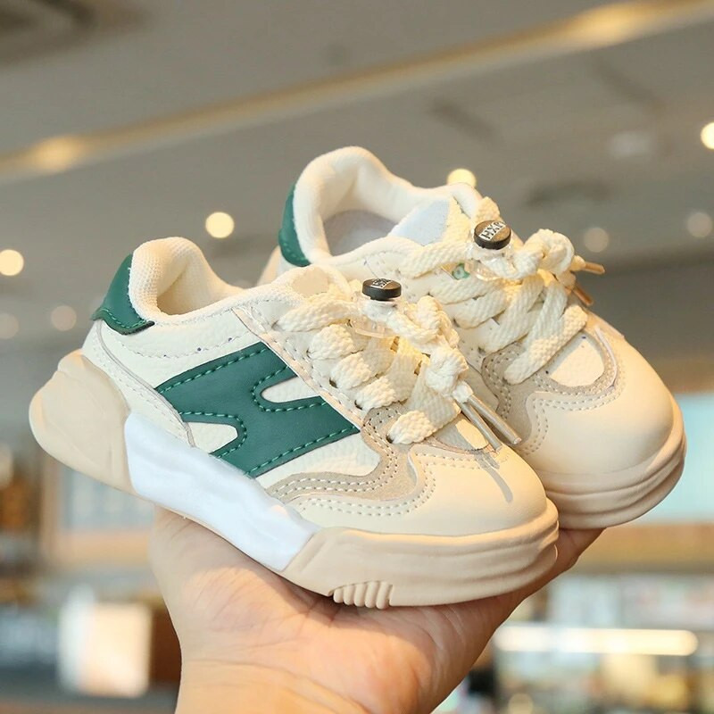 Kruleepo Children Jump Color laisvalaikio batai kūdikiams berniukams, mergaitėms, laisvalaikiui, sportui, bėgimui sportbačiai Mush, kvėpuojantis guminis padas