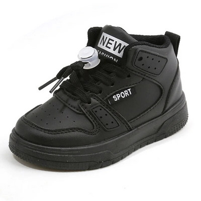 Kruleepo Baby Kids rudeniniai žiemos aukšti kvėpuojantys sportiniai sportbačiai bėgimo bateliai vaikiški mergaitės berniukai, neslystantys lauko batai