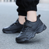 Παιδικά Παπούτσια Παιδικά Αθλητικά Αθλητικά Παπούτσια Μαύρα Pu Δερμάτινα Αθλητικά Παπούτσια για αγόρια Κορίτσια Λευκά Παπούτσια School Running Tennis Sneaker