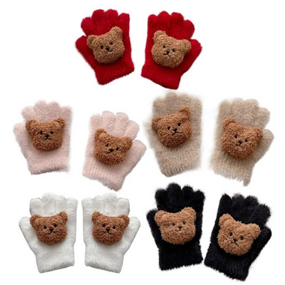Bear Χειμερινά Γάντια για Παιδιά Μαλακά & Ζεστά Γάντια Άνετα για Αγόρια & Κορίτσια Κατάλληλα για 2 έως 8 χρονών