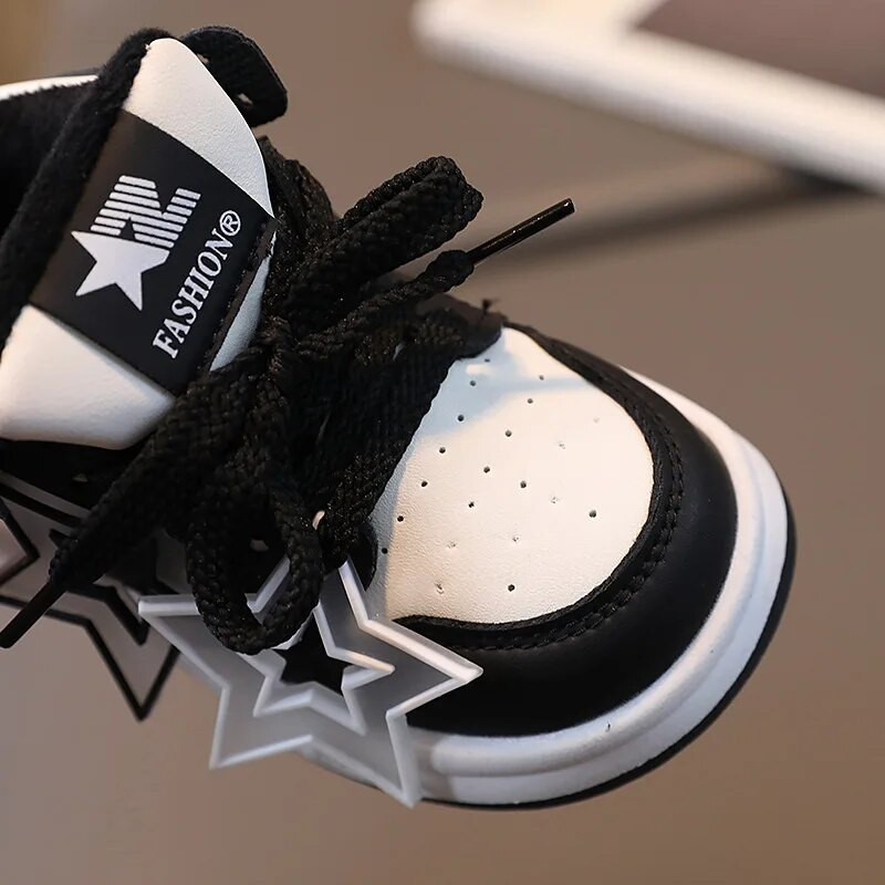 Sportiniai sportbačiai mergaitėms Kūdikiams Vaikams Berniukai Žieminiai Nauji madingi laisvalaikio batai Neslystantys lauko bėgimo bateliai berniukų medvilniniai lentos batai