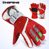 Laste lumekindad poistele Tüdrukutele Talvised veekindlad isoleeritud lapsed Suusakindad Paksendavad soojad tuulekindlad väliskindad 1 paar