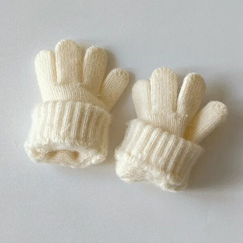 3-7 ΕΤΩΝ Χειμώνας Παιδιά Κορίτσια Μαλακά, Παχύ Δάχτυλα Ζεστά Γάντια Βρεφικά Υπαίθρια Ζεστά Αγόρια Ακρυλικά Γάντια για Παιδιά