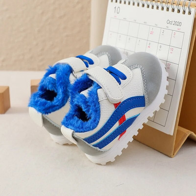 Kruleepo Sugar Bebeluș Toamnă Iarnă Pantofi ocazionali de pluș Nou-născuți Fete Copii mici Băieți Pantofi sport Air Mesh Anti-alunecare Mules
