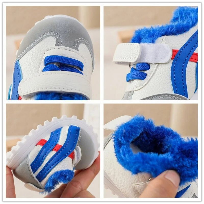 Kruleepo Bebe Jesen Zima Plišane ležerne cipele Novorođenčad Djevojčice Mala djeca Dječaci Sportske tenisice Mrežaste zračne neklizajuće Schuhe Mule