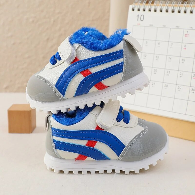 Kruleepo Bebe Jesen Zima Plišane ležerne cipele Novorođenčad Djevojčice Mala djeca Dječaci Sportske tenisice Mrežaste zračne neklizajuće Schuhe Mule