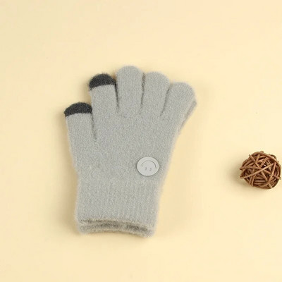 Γελοιογραφία αγόρι κορίτσι μωρό γάντια χεριών παχύρρευστα παιδικά γάντια για παιδιά Χειμερινά πλεκτά μάλλινα γάντια νήπια 유아장갑