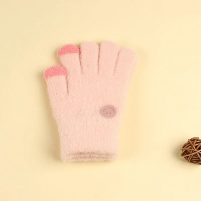 Γελοιογραφία αγόρι κορίτσι μωρό γάντια χεριών παχύρρευστα παιδικά γάντια για παιδιά Χειμερινά πλεκτά μάλλινα γάντια νήπια 유아장갑