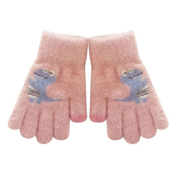 Νέο μωρό βρέφος μαλακό μετατρέψιμο Flip Top Fleece Color Block Γάντια Παιδικά Αγόρια Κορίτσια Χειμώνας Ζεστό Πλεκτό Γάντι χωρίς δάχτυλα