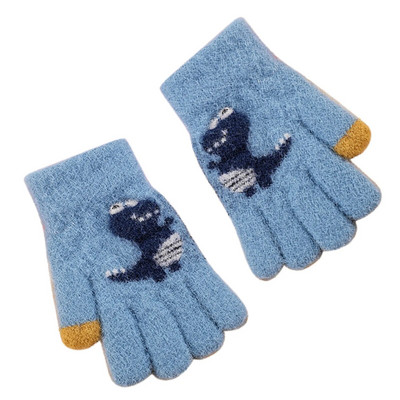 Naujas kūdikių minkštas kabrioletas atverčiamas vilnos spalvos blokinės pirštinės vaikams kūdikiams berniukams mergaitėms, žiemai, šiltai megztam pirštui be pirštų