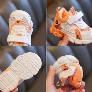 Kruleepo 2023 Παιδικά αθλητικά αθλητικά αθλητικά παπούτσια που αναπνέουν Παπούτσια Βρεφικά κορίτσια Παιδικά αγόρια Πανί Air Mesh Outdoor Street Gym Running Mules
