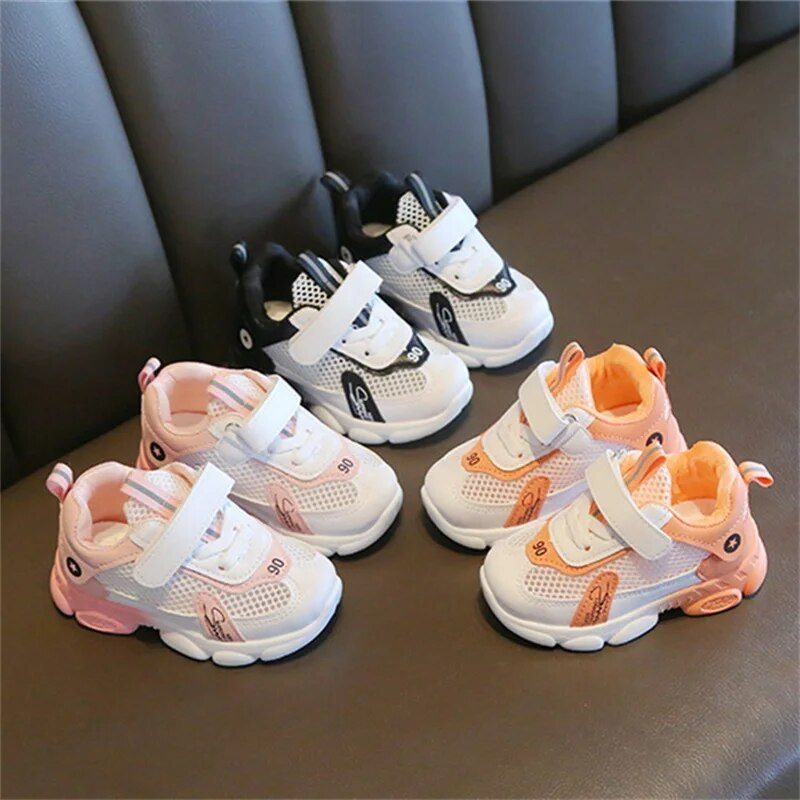 Kruleepo 2023 m. vaikiški, kvėpuojantys sportiniai sportbačiai, batai kūdikiams, mergaitėms, berniukams, tinklinio audinio lauke, gatvės treniruoklių salė, bėgimo mulai