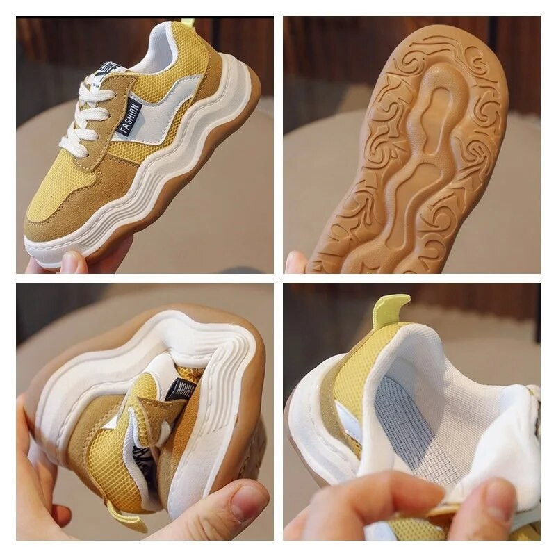 Kruleepo Παιδιά Αγόρια Κορίτσια Αναπνεύσιμα Casual Παπούτσια Βρεφικά Παιδικά PU Αθλητικά Αθλητικά Παπούτσια Υπαίθρια Αντιολισθητικά Τρέξιμο Schuhe Tennis Mules