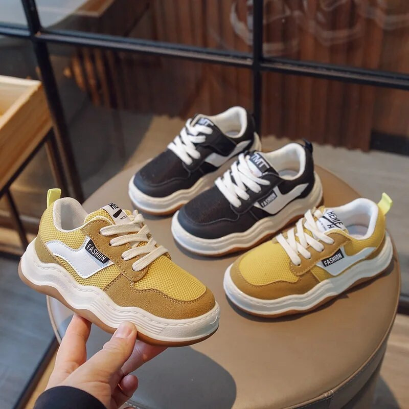 Kruleepo Παιδιά Αγόρια Κορίτσια Αναπνεύσιμα Casual Παπούτσια Βρεφικά Παιδικά PU Αθλητικά Αθλητικά Παπούτσια Υπαίθρια Αντιολισθητικά Τρέξιμο Schuhe Tennis Mules