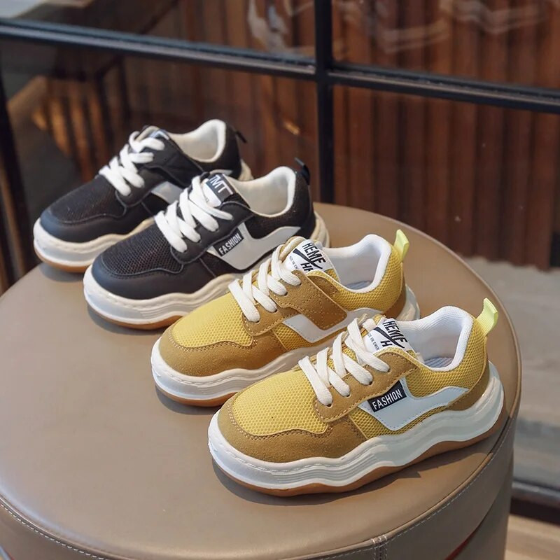 Kruleepo Παιδιά Αγόρια Κορίτσια Αναπνεύσιμα Casual Παπούτσια Βρεφικά Παιδικά PU Αθλητικά Αθλητικά Παπούτσια Υπαίθρια Αντιολισθητικά Τρέξιμο Schuhe Tennis Mules