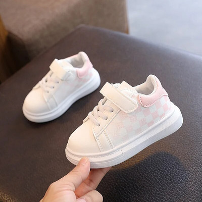 Kruleepo Fashion Check vabaajajalatsid lastele Tüdrukutele Beebidele Lastele Poistele PU nahast võrk kummist Libisemisvastased jooksutossud