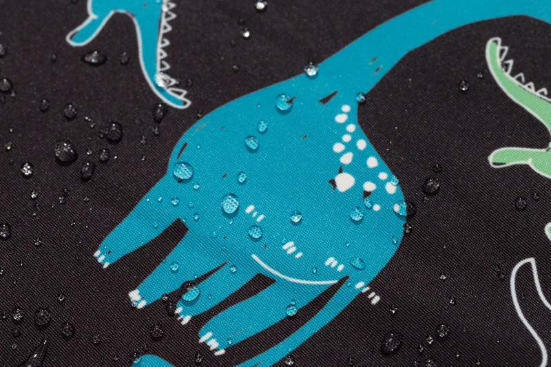 Fiú dinoszaurusz esőkabátok levehető kapucnival Könnyű vízálló szigetelés, meleg széldzseki Esőkabátok