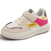 Kruleepo Vaikai Merginos Berniukai Bėgimo Batai Sportiniai Sportiniai Bateliai Kūdikiams Vaikiški PU Oda Mokykliniai Gatvės laisvalaikio Batai Neslystantys lauke