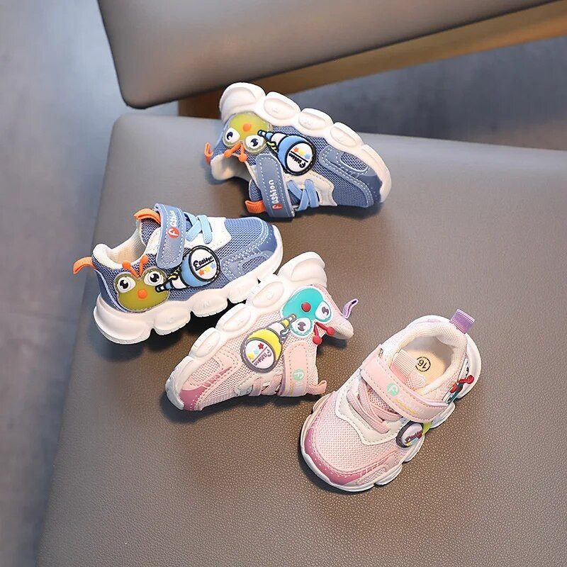 Kruleepo 2023 Dojenčad, bebe, žaba, ležerne cipele za klizanje, novorođenčad, mala djeca, dječaci, sportske tenisice za majke, djecu, zračne mrežaste cipele