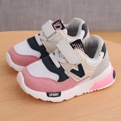 Kruleepo Kūdikių Sportiniai Sportbačiai Vaikai Dideli Vaikai Mergaitės Berniukai Laisvalaikiai Batai Lauko Sportas Oro tinklelis Kvėpuojantis bėgimas Schuhe