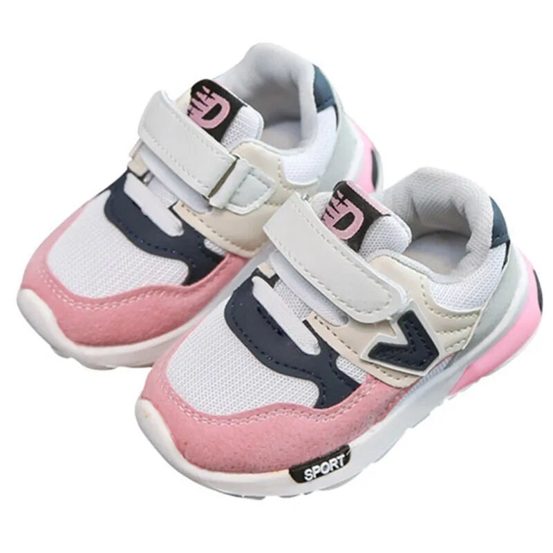 Kruleepo Kūdikių Sportiniai Sportbačiai Vaikai Dideli Vaikai Mergaitės Berniukai Laisvalaikiai Batai Lauko Sportas Oro tinklelis Kvėpuojantis bėgimas Schuhe