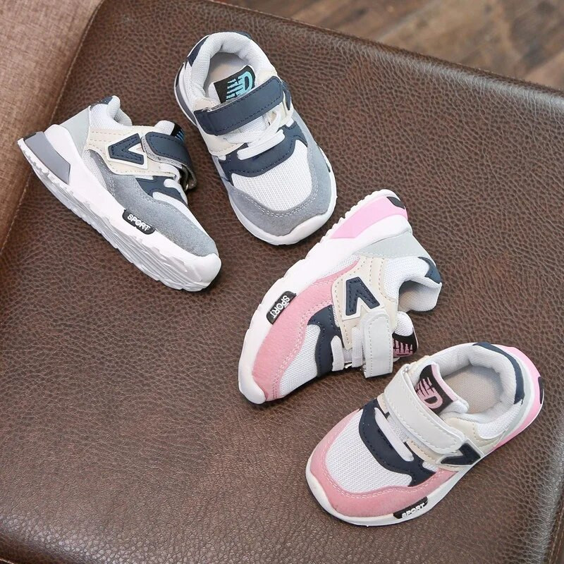 Kruleepo Kūdikių Sportiniai Sportbačiai Vaikai Dideli Vaikai Mergaitės Berniukai Laisvalaikiai Batai Lauko Sportas Oro tinklelis Kvėpuojantis bėgimas Schuhe