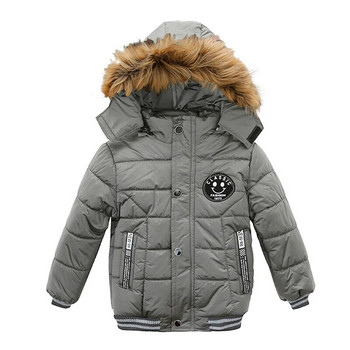 2023 Χειμερινό μπουφάν για αγόρια για παιδικά παλτό Παιδικά ρούχα με ζεστή κουκούλα Χοντρό παλτό φλις για αγοράκι Κοστούμια 2 3 4 5 6 Y
