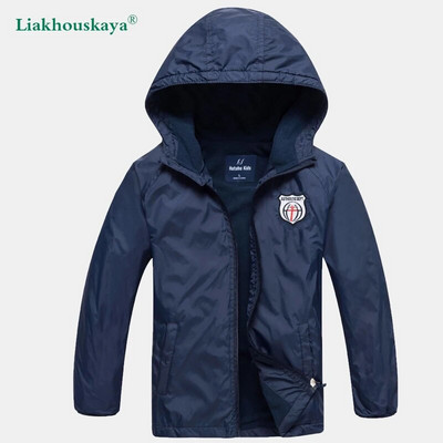 Παλτό για αγόρια Ανοιξιάτικο Χειμώνα Fleece Μπουφάν Αγόρια Αντιανεμικό Αδιάβροχο Παιδικό Μακρυμάνικο Ρούχα με Κουκούλα Polar Windbreaker Εξωτερικά ενδύματα
