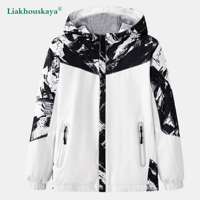 Παλτό για αγόρια Ανοιξιάτικο Χειμώνα Fleece Μπουφάν Αγόρια Αντιανεμικό Αδιάβροχο Παιδικό Μακρυμάνικο Ρούχα με Κουκούλα Polar Windbreaker Εξωτερικά ενδύματα