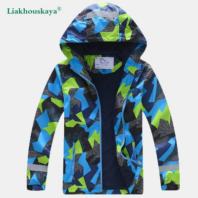 Παλτό για αγόρια Ανοιξιάτικο Χειμώνα Fleece Μπουφάν Αγόρια Αντιανεμικό Αδιάβροχο Παιδικό Μακρυμάνικο Ρούχα με Κουκούλα Polar Windbreaker Εξωτερικά ενδύματα