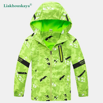 Παλτό για αγόρια Ανοιξιάτικο Χειμώνα Fleece Μπουφάν Αγόρια Αντιανεμικό Αδιάβροχο Παιδικό Μακρυμάνικο Ρούχα με Κουκούλα Polar Windbreaker Εξωτερικά ενδύματα