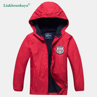 Παλτό για αγόρια Ανοιξιάτικο Χειμώνα Fleece Μπουφάν Αγόρια Αντιανεμικό Αδιάβροχο Παιδικό Μακρυμάνικο Ρούχα με Κουκούλα Polar Windbreaker Εξωτερικά ενδύματα