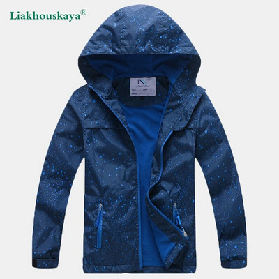 Παλτό για αγόρια Ανοιξιάτικο Χειμώνα Fleece Μπουφάν Αγόρια Αντιανεμικό Αδιάβροχο Παιδικό Μακρυμάνικο Ρούχα με Κουκούλα Polar Windbreaker Εξωτερικά ενδύματα