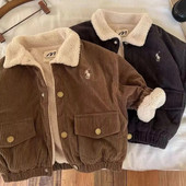 Nauji berniukiški švarkai Storis Vaikiški paltai Madingi vaikų viršutiniai drabužiai Žiema Ruduo 2023-A083