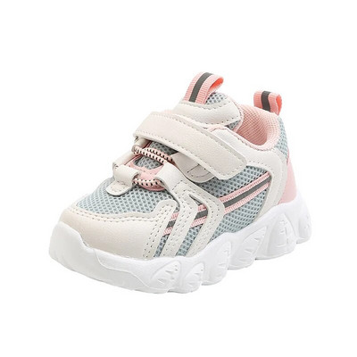 Παιδικά αθλητικά παπούτσια 2024 Spring New Leisure Board Shoes Baby Breathable Mesh Παπούτσια για αγόρια με μαλακή σόλα, αντιολισθητικά παιδικά παπούτσια
