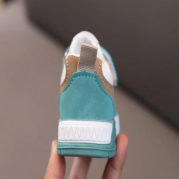 Детски спортни обувки Момчета Момичета Forrest Gump Shoes Есен 2023 Модни детски ежедневни спортни обувки Синьо-зелени 21-30