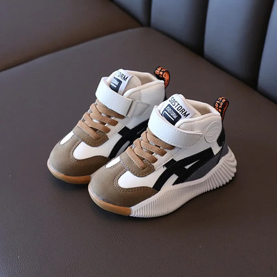 Vaikiški sportbačiai Sportiniai bėgimo laisvalaikio kvėpuojantys batai pavasario rudeniniai berniukai Minkšti neslystantys vaikiški sportiniai bateliai krepšinio bateliai