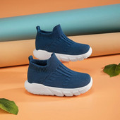 Βρεφικά πάνινα παπούτσια Παιδικά παπούτσια Αντιολισθητικά, μαλακό καουτσούκ στο κάτω μέρος Βρεφικά αθλητικά παπούτσια για αγόρια, Αθλητικά αθλητικά παπούτσια για τρέξιμο