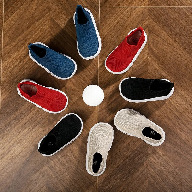 Βρεφικά πάνινα παπούτσια Παιδικά παπούτσια Αντιολισθητικά, μαλακό καουτσούκ στο κάτω μέρος Βρεφικά αθλητικά παπούτσια για αγόρια, Αθλητικά αθλητικά παπούτσια για τρέξιμο