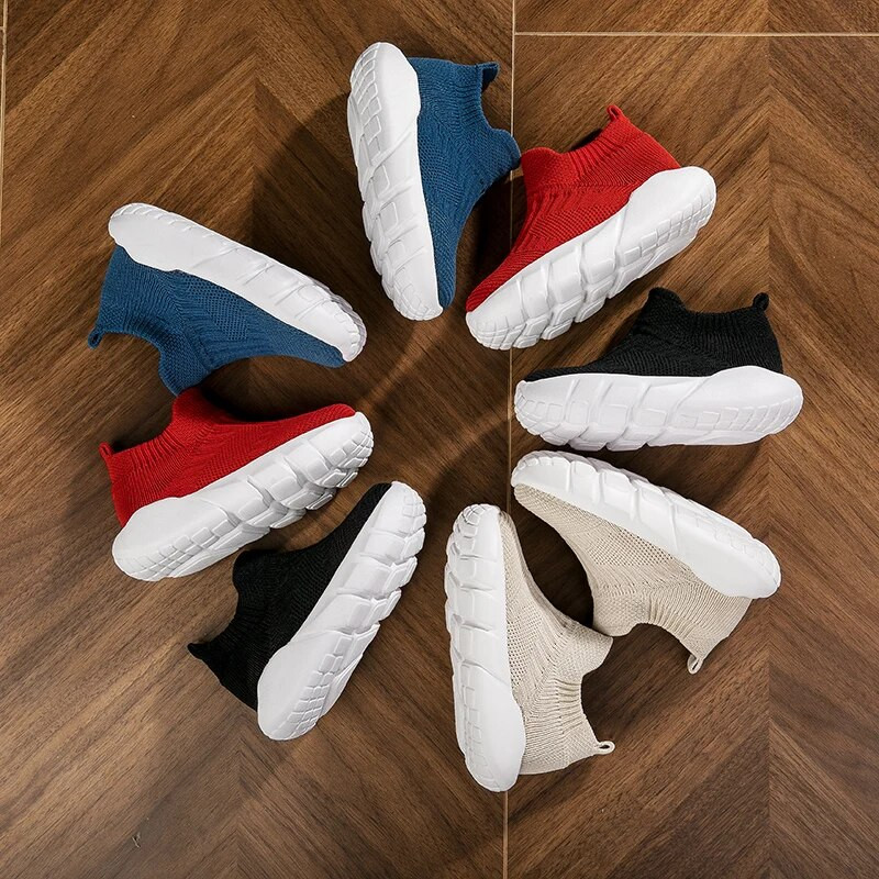 Βρεφικά πάνινα παπούτσια Παιδικά παπούτσια Αντιολισθητικά, μαλακό καουτσούκ στο κάτω μέρος Βρεφικά αθλητικά παπούτσια για αγόρια, Αθλητικά αθλητικά παπούτσια για τρέξιμο