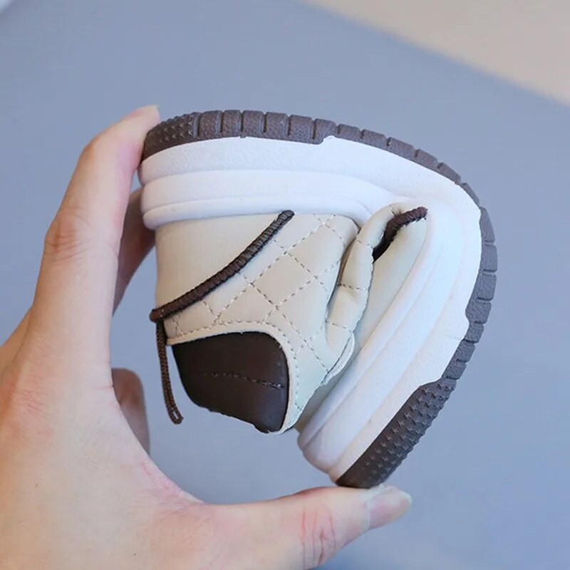 Παιδικά αθλητικά παπούτσια για αγόρια Casual sneaker φθινόπωρο χειμώνα Νέα ψηλά, αντιολισθητικά παπούτσια για κορίτσια, παιδικά παπούτσια για κοριτσάκια με μαλακή σόλα