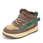 Παιδικά Αθλητικά Παπούτσια Μόδα Διχτυωτό Διχτυωτό Παπούτσια για αγόρια Φθινόπωρο Χειμώνας Παιδιά Κορίτσια Υπαίθρια ζεστά βελούδινα παπούτσια για τρέξιμο Μπότες χιονιού