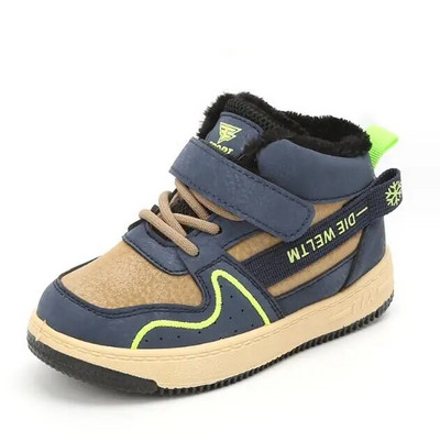 Παιδικά Αθλητικά Παπούτσια Μόδα Διχτυωτό Διχτυωτό Παπούτσια για αγόρια Φθινόπωρο Χειμώνας Παιδιά Κορίτσια Υπαίθρια ζεστά βελούδινα παπούτσια για τρέξιμο Μπότες χιονιού