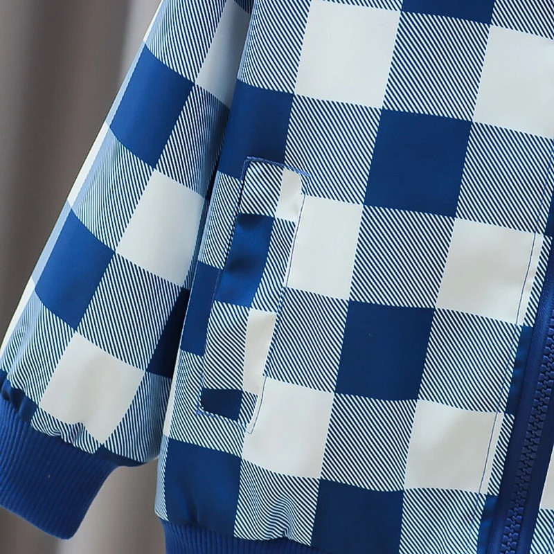 Παλτό για αγόρια Παλτό με καρό σχέδιο για αγόρια Ανοιξιάτικο φθινόπωρο Παιδικό μπουφάν Παιδικό σε καθημερινό στυλ Παιδικά ρούχα