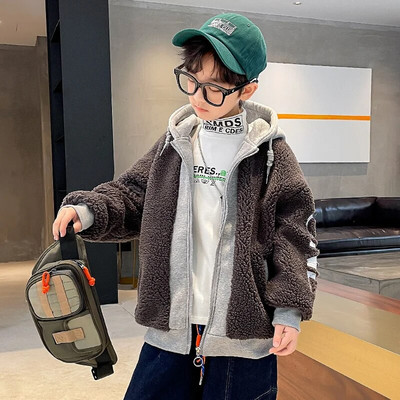 Boys Παιδικό παλτό παλτό Βαμβακερό 2023 Διαθέσιμο Παιδικά ρούχα Warm Plus Thicken Winter Plus Size