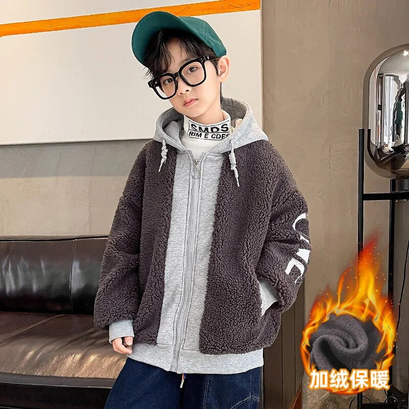 Boys Παιδικό παλτό παλτό Βαμβακερό 2023 Διαθέσιμο Παιδικά ρούχα Warm Plus Thicken Winter Plus Size